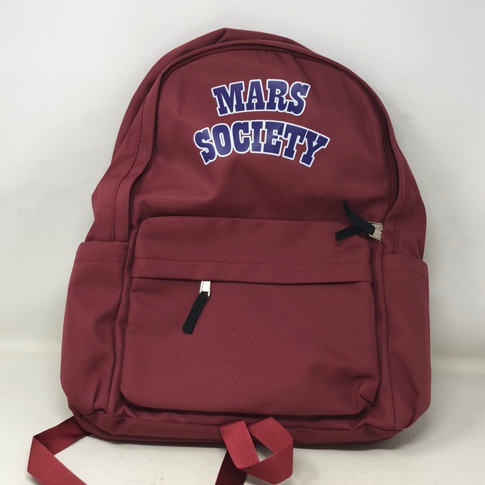 Full size mars society, red backpack brand new